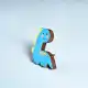 Handmade Acacia Wood Dinosaur Kids Furniture Knob